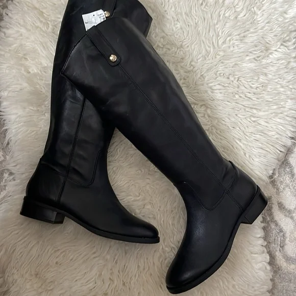 INC Black Genuine Lether Boots - Picture 13 of 16